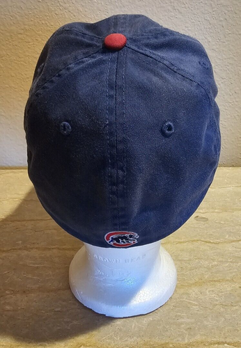 Chicago Cubs Hat Cap Fitted Size M Blue Red The Franchise The Perfect Fit Mens - Picture 5 of 16