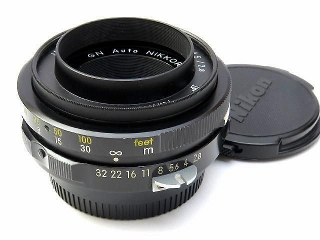 Nikon GN Auto Nikkor 45mm F2.8 Pre-Ai Standard Prime Lens with