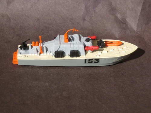 Vintage Dinky Toys Motor Patrol Boat # 675 Completely intact Clean MINT