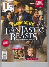 HARRY POTTER FANTASTIC BEASTS US WEEKLY MAGAZINE 2016 COLLECTOR'S EDITION