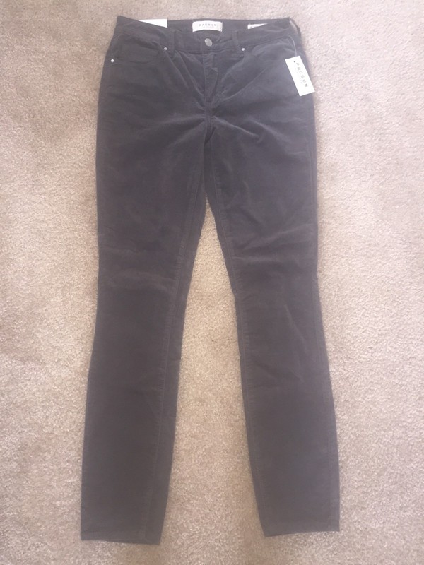 Woman's Pacsun Mid-rise Skinniest 26 Pants dark Grey NWT #1