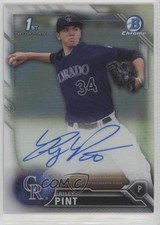 2016 Bowman Draft Chrome Pick Refractor 166/499 Riley Pint #CDA-RP Auto 1ep3