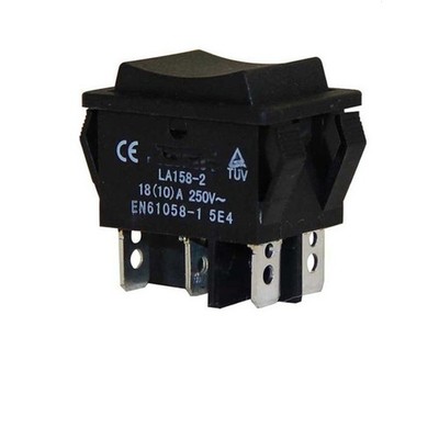 For JDNN LA158-2 Electronic Waterproof Double Momentary Control Rocker Switch
