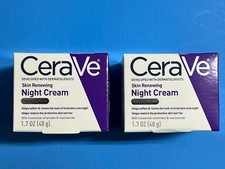 CeraVe Skin Renewing Night Cream - 1.7oz - Lot of 2