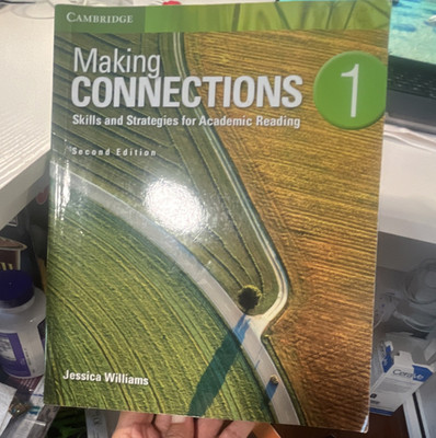 Cambridge Making Connections 1 Second Edition Academic Reading Strategies Book