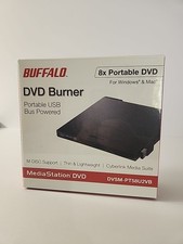 Buffalo MediaStation DVSM-PT58U2VB Scrittore/Bruciatore DVD portatile