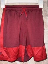 All In Motion Boys Shorts Red Maroon Small 6/7