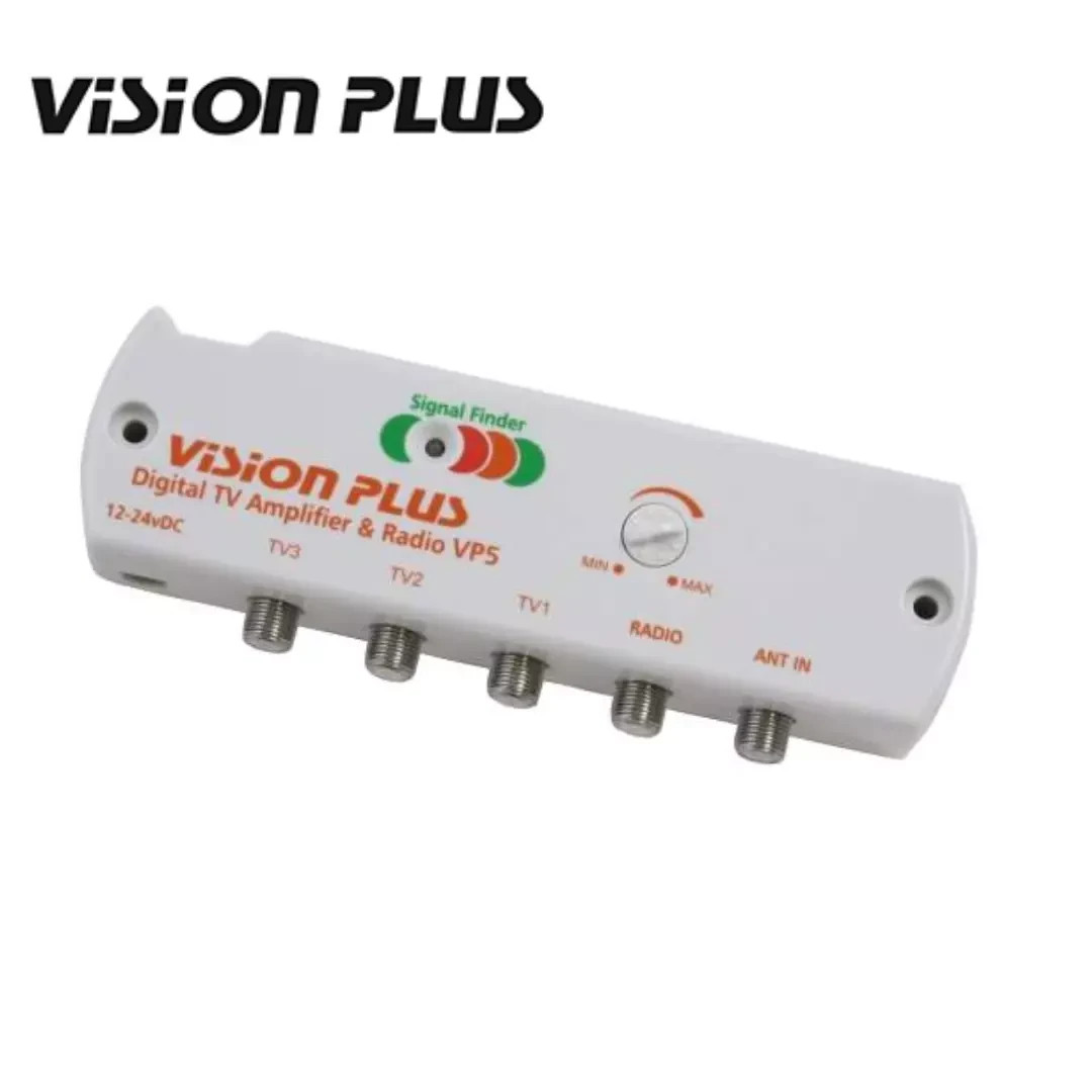 Vision Plus VP5 Caravan Campervan Digital TV Amp Amplifier With Signal Finder