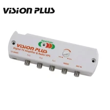 Vision Plus VP5 Caravan Campervan Digital TV Amp Amplifier With Signal Finder