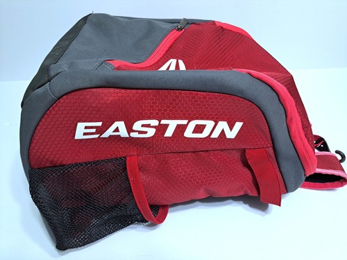Easton Jugend Game Ready Schläger Baseball Rucksack Ausrüstungstasche rot grau - Bild 3 von 7