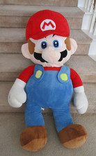 Nintendo Super Mario Bros Large MARIO Stuffed Plush 2017 Nintendo 46" when Flat