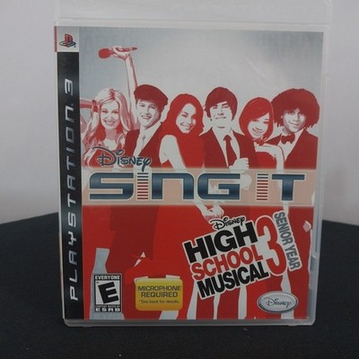 Sing It High School Musical 3 PlayStation 3 PS3 Game Disc; CIB Very Good!
