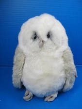 Dakin Wordsworth White and Gray Owl Lou Rankin Friends Stuffed Animal 10" w/Tag