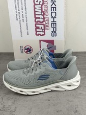 Skechers Women's Slip On Hands Free Swift Fit Shoes Size 7.5 Gray Comfort New