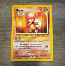 Magby 23/111 Neo Genesis Pokemon Card 2000