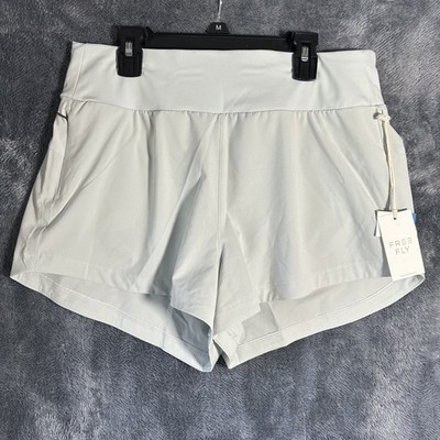 Free Fly Womens Size M Bamboo Lined Active Breeze Athletic Shorts