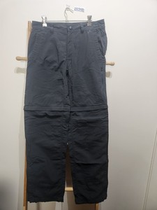 The North Face Charcoal Men's Hiking Pants Zip-off Size 30