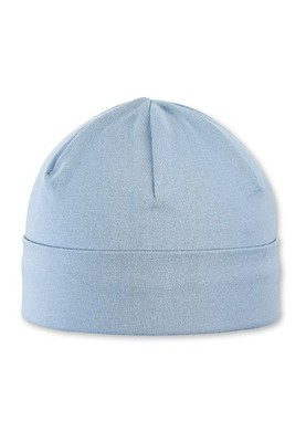 Baby Beanie Mütze Sterntaler Baumwolle Bindeband Hellblau Größe 37