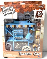 Teeny Tinies Teeny Barista Cart Mini Playset 20 Piece Miniatures NEW