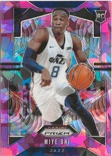 2019-20 Panini Prizm Miye Oni Pink Prizm SP RC Utah Jazz