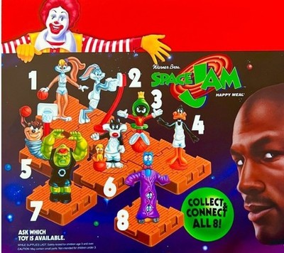 1996 LOONEY TUNES SPACE JAM MCDONALDS HAPPY MEAL TOYS - U - PICK