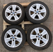 BMW 1 Series E81 E82 E87 E88 Alloy Wheel Set & Free Tyres 16" 7Jx16H2 6779696