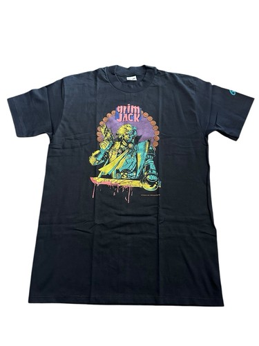 Vintage Grim Jack Graphic T Shirt Size Large Stedman Graphitti Comic NWOT