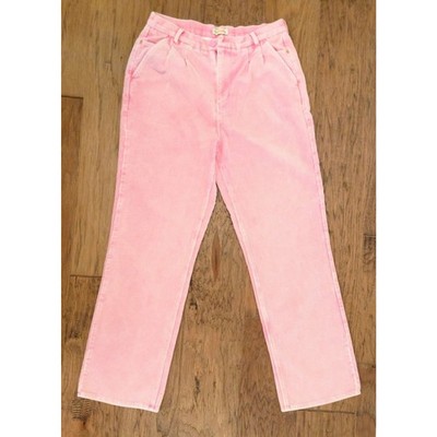 Teddy Fresh Pink Corduroy Pants Size 30 Unisex 100% Cotton