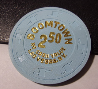 BOOMTOWN HOTEL CASINO 2.50 NCV casino gaming poker chip Las Vegas NV