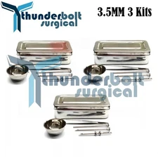 3 HRT Trocar kit 3.5mm 3 kits ,Hormone Replacement Pellet Insertion Kit 3 Sets