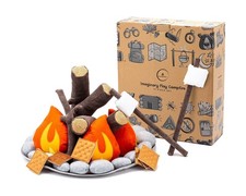 Pretend Campfire - Sensory Play Camping Toy Set with Plush Fire, Lo... Fast Ship