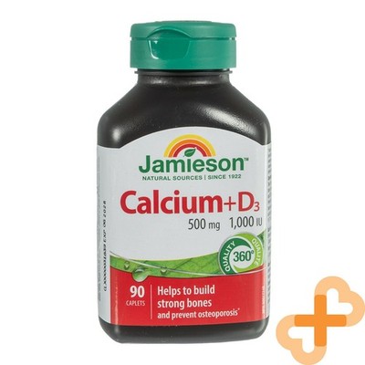 Jamieson Calcium 500Mg Vitamin D3 1000IU Stark Bones Osteoporosis Vorbeugung N90