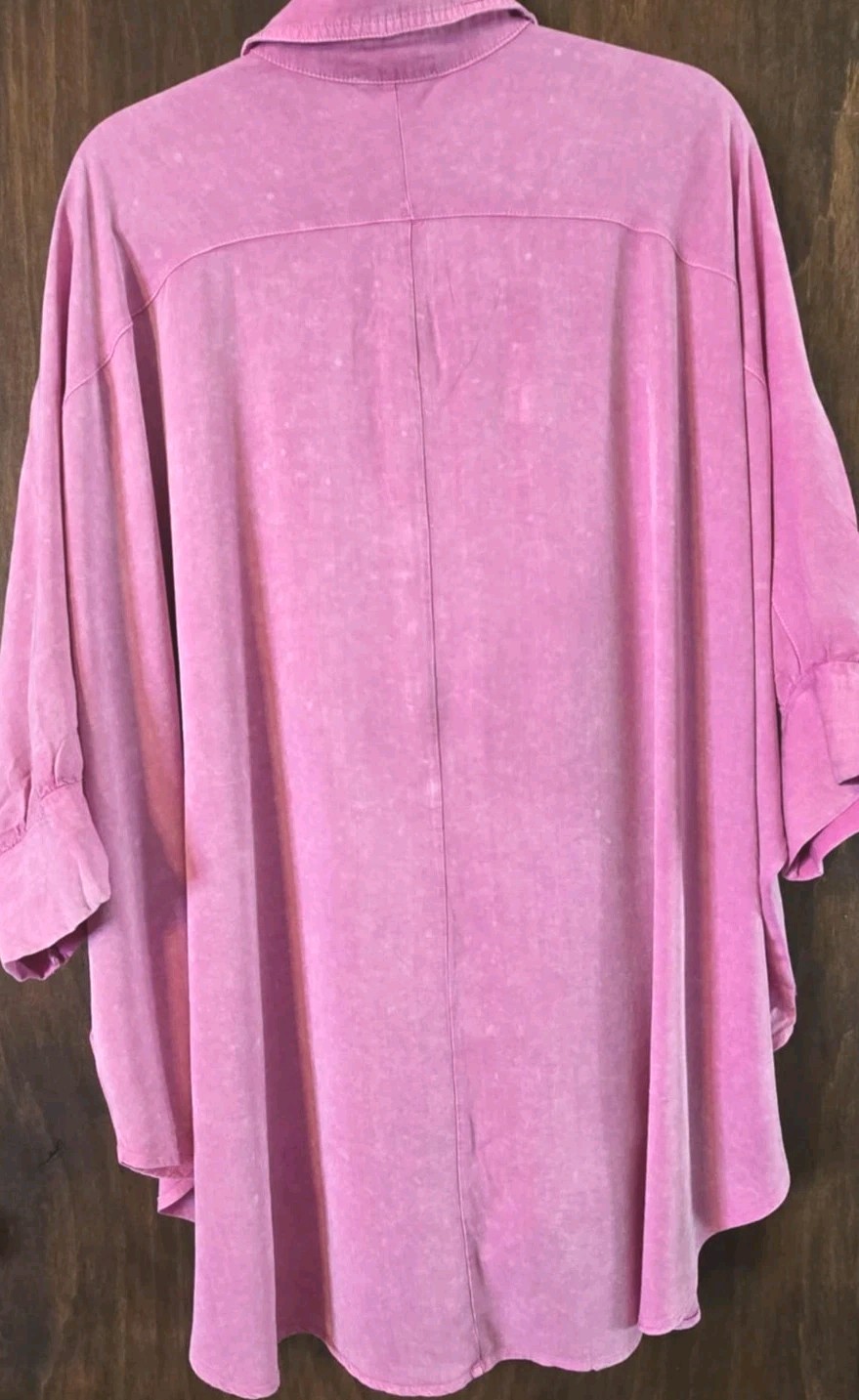 Easel OVERSIZED Solid Color Dolman Sleeve Top in … - image 3