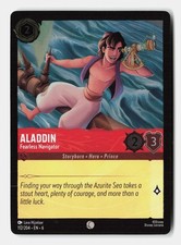 Aladdin - Fearless Navigator 112/204 Common Azurite Sea Lorcana Cold Foil NM