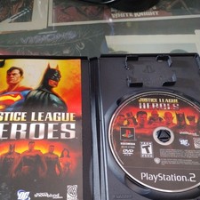 Justice League Heroes Playstation 2 PS2 Video Game Complete