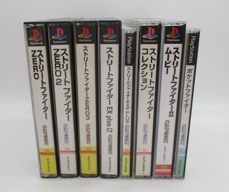 PS1 Street Fighter Zero 1 2 3, EX Plus Alfa, EX2, Collection, Movie 8Games Japan - Image 3 of 4