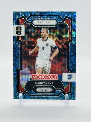 2026 Panini Monopoly Prizm FIFA World Cup #22 Harry Kane blue wave