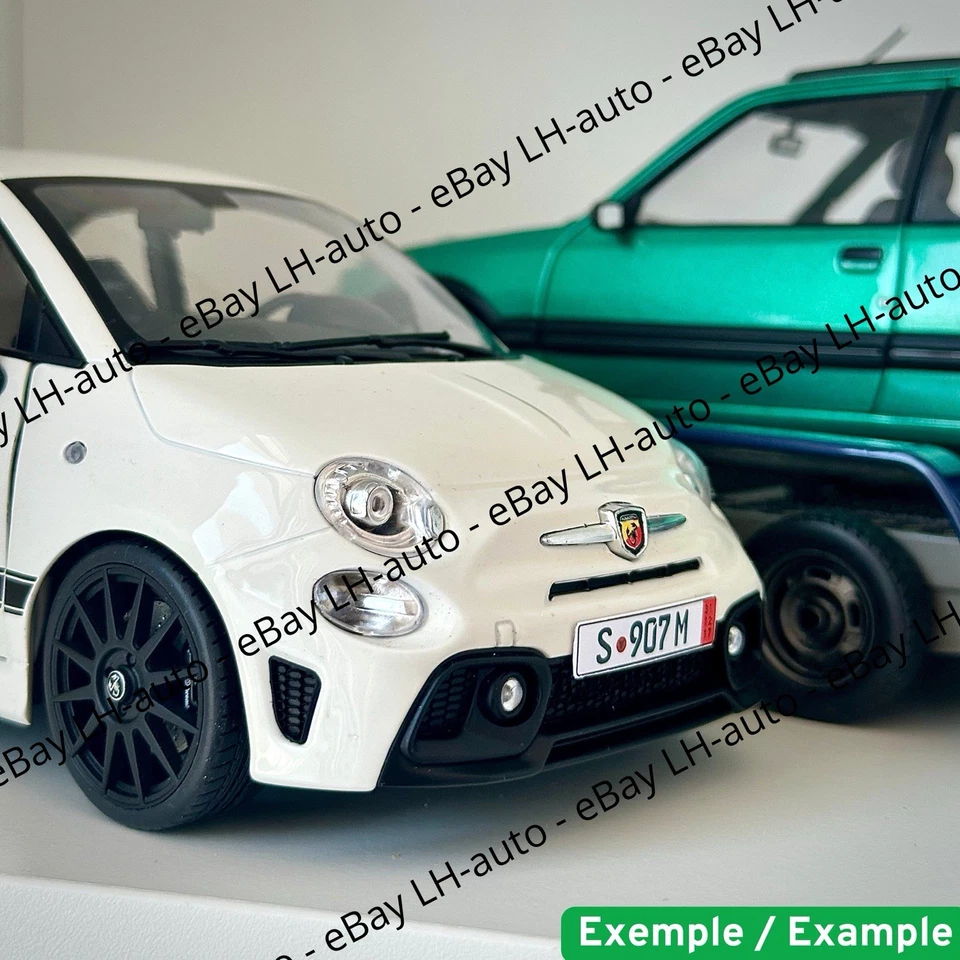 Plaques d’immatriculation Françaises Collection Noires pour miniature 1/18 1:18 - Photo 3/4