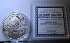 1 oz Proof Mucha Collection CHAMPAGNE WHITE STAR Silver Round CoA 2277 of 3000