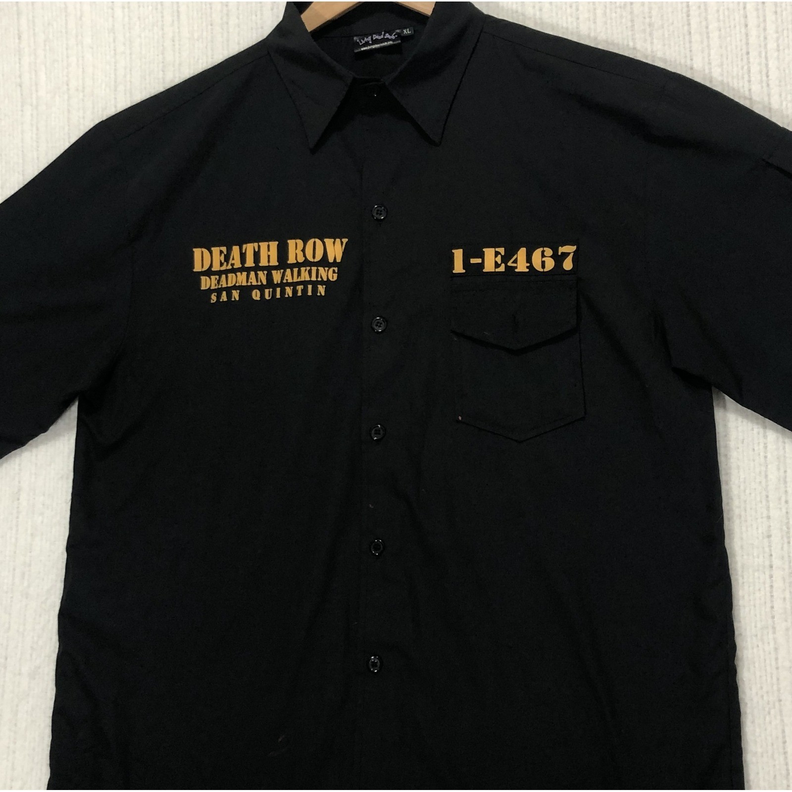 FILA Camicia Living Dead Souls Death Row Deadman Walking San Quentin XL