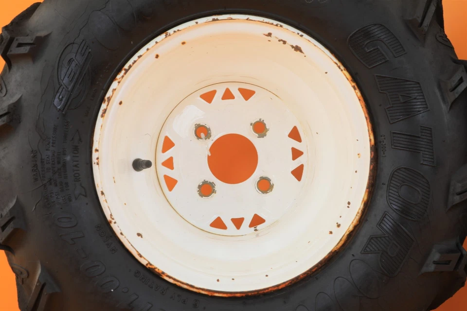 93-99 1994 Trail Boss 250 OEM Rear Wheels Rim Wheel Set Tires Assembly - Image 3 of 4