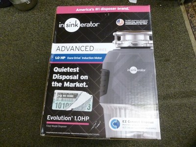 InSinkErator 80022-ISE Advanced Series Evolution 1HP Continuous Garbage Disposal