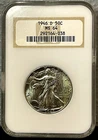 1946-D Walking Liberty SILVER Half NGC MS64 Old Fatty Holder-Nicely TONED!