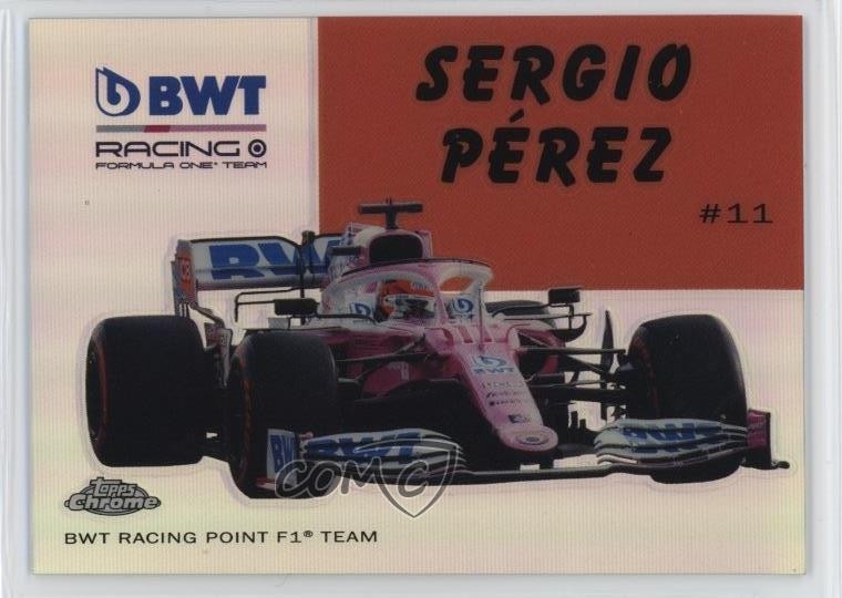 2020 Topps Chrome Formula 1 1954 World on Wheels Sergio Perez #54W-10 15wb
