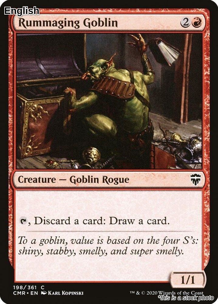 Rummaging Goblin Commander Legends 198
