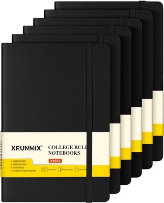 Lined Journals for Writing, A5 Notebooks Pas, 100 GSM Premium Paper,