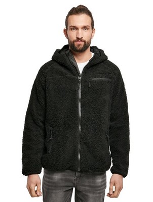 Teddyfleece Arbeitsjacke, Farbe schwarz, Gr. XL
