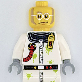 LEGO Alien Conquest ADU Scientist ac010 7066 Earth Defense HQ 2011 Minifigure