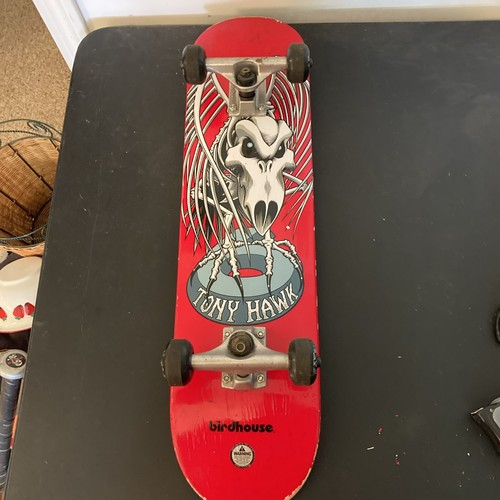 ULTRA RARE! Tony Hawk PINK VULTURE SIGNED SKATEBOARD/ LIMITED 49