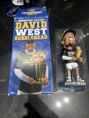 David West Golden State Warriors 2017 Champions Edition Bobblehead 